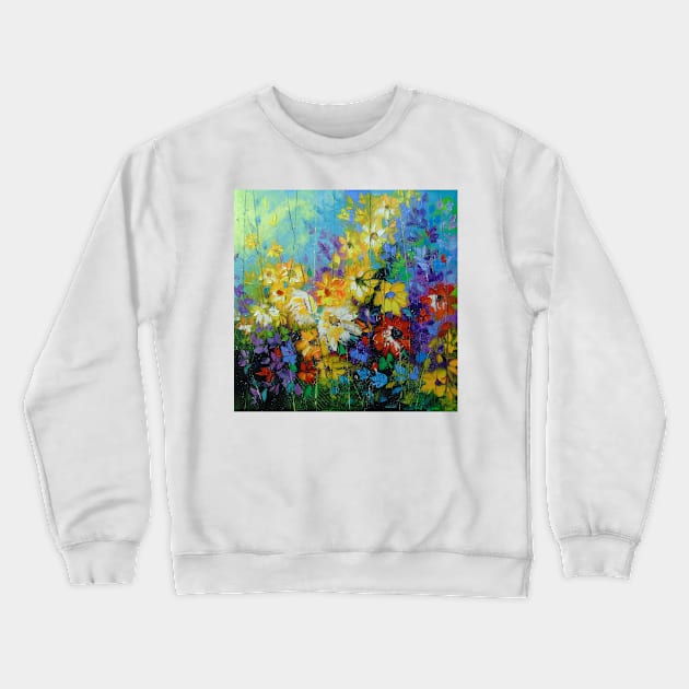 Bright melody Crewneck Sweatshirt by OLHADARCHUKART